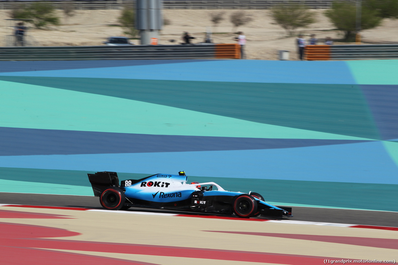 GP BAHRAIN, 30.03.2019- Prove Libere 3, Robert Kubica (POL) Williams F1 FW42