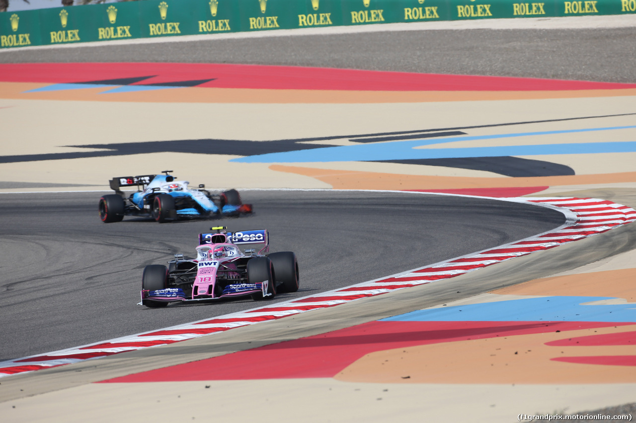 GP BAHRAIN, 30.03.2019- Prove Libere 3, Lance Stroll (CDN) Racing Point F1 RP19