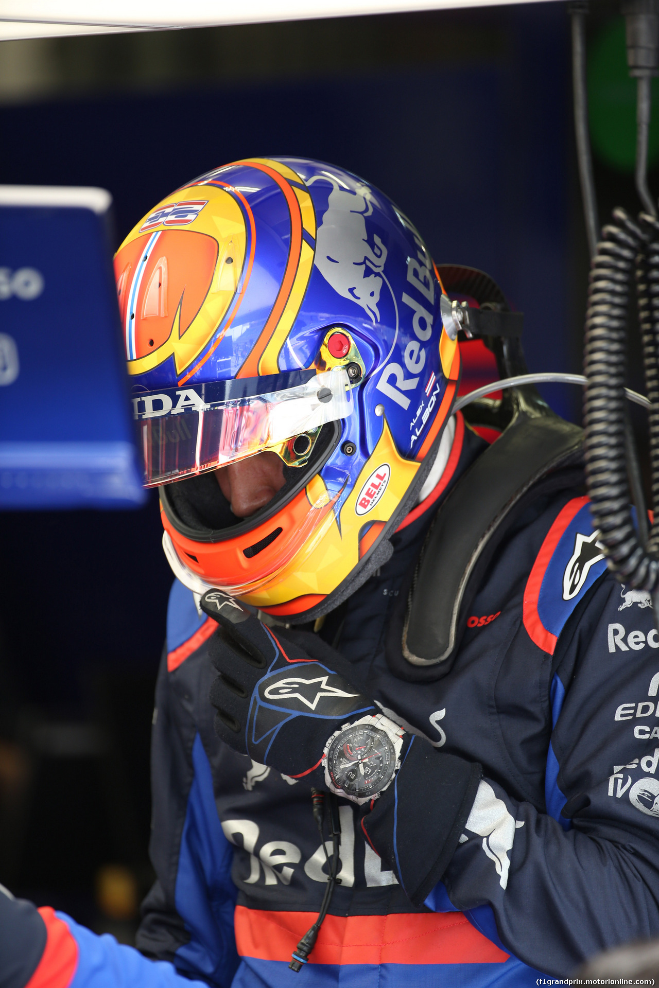 GP BAHRAIN, 30.03.2019- Prove Libere 3, Alexader Albon (THA) Scuderia Toro Rosso STR14