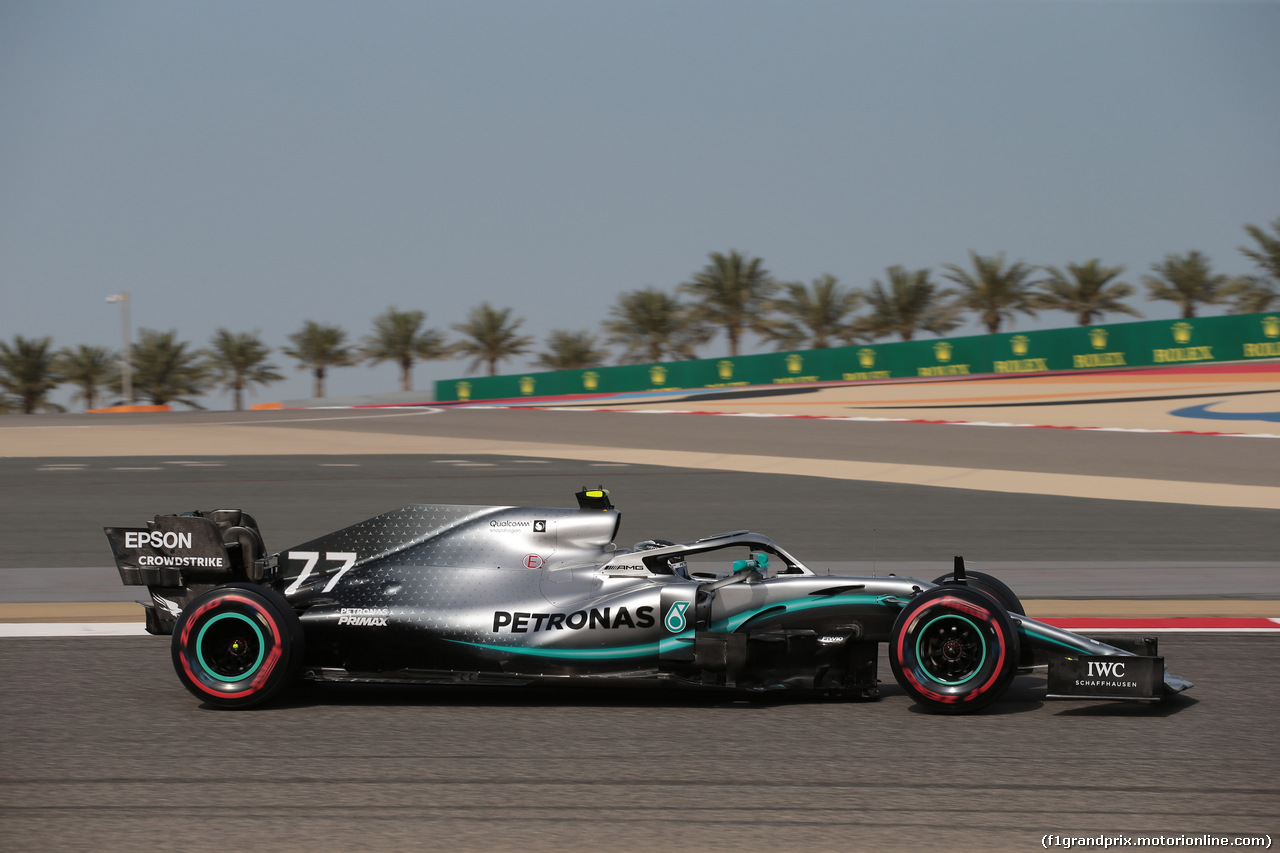GP BAHRAIN, 30.03.2019- Prove Libere 3, Valtteri Bottas (FIN) Mercedes AMG F1 W10 EQ Power