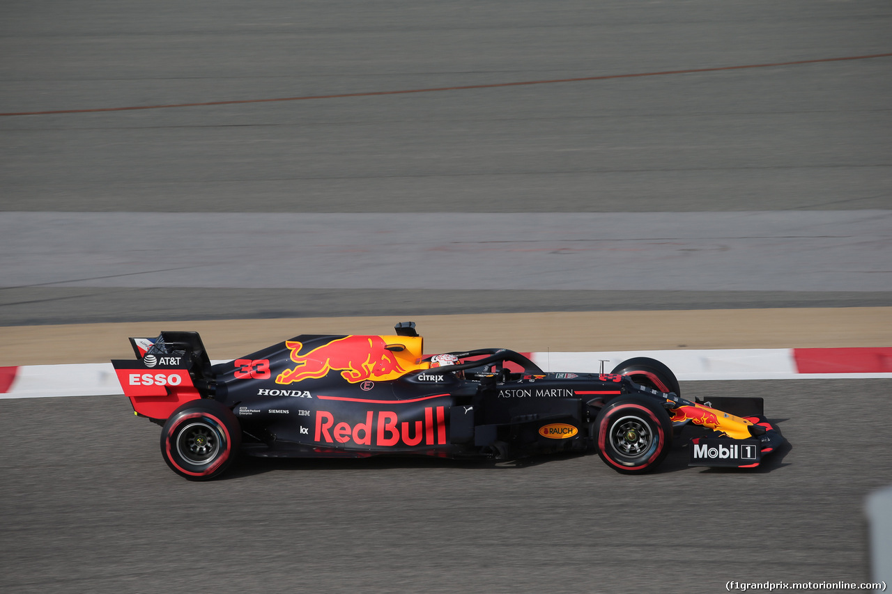 GP BAHRAIN, 30.03.2019- Prove Libere 3, Max Verstappen (NED) Red Bull Racing RB15