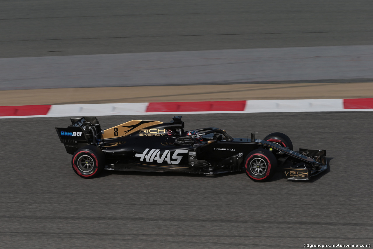 GP BAHRAIN, 30.03.2019- Prove Libere 3, Romain Grosjean (FRA) Haas F1 Team VF-19