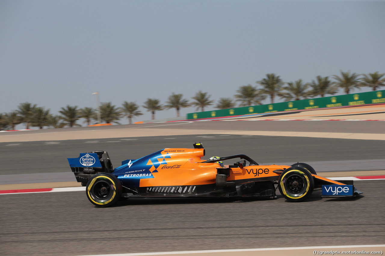 GP BAHRAIN, 30.03.2019- Prove Libere 3, Lando Norris (GBR) Mclaren F1 Team MCL34