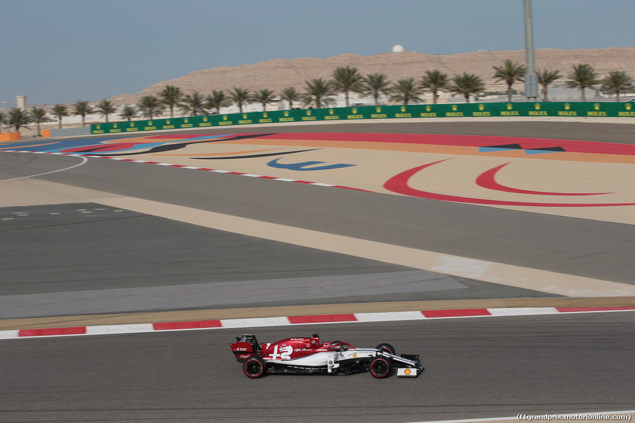 GP BAHRAIN, 30.03.2019- Prove Libere 3, Kimi Raikkonen (FIN) Alfa Romeo Racing C38