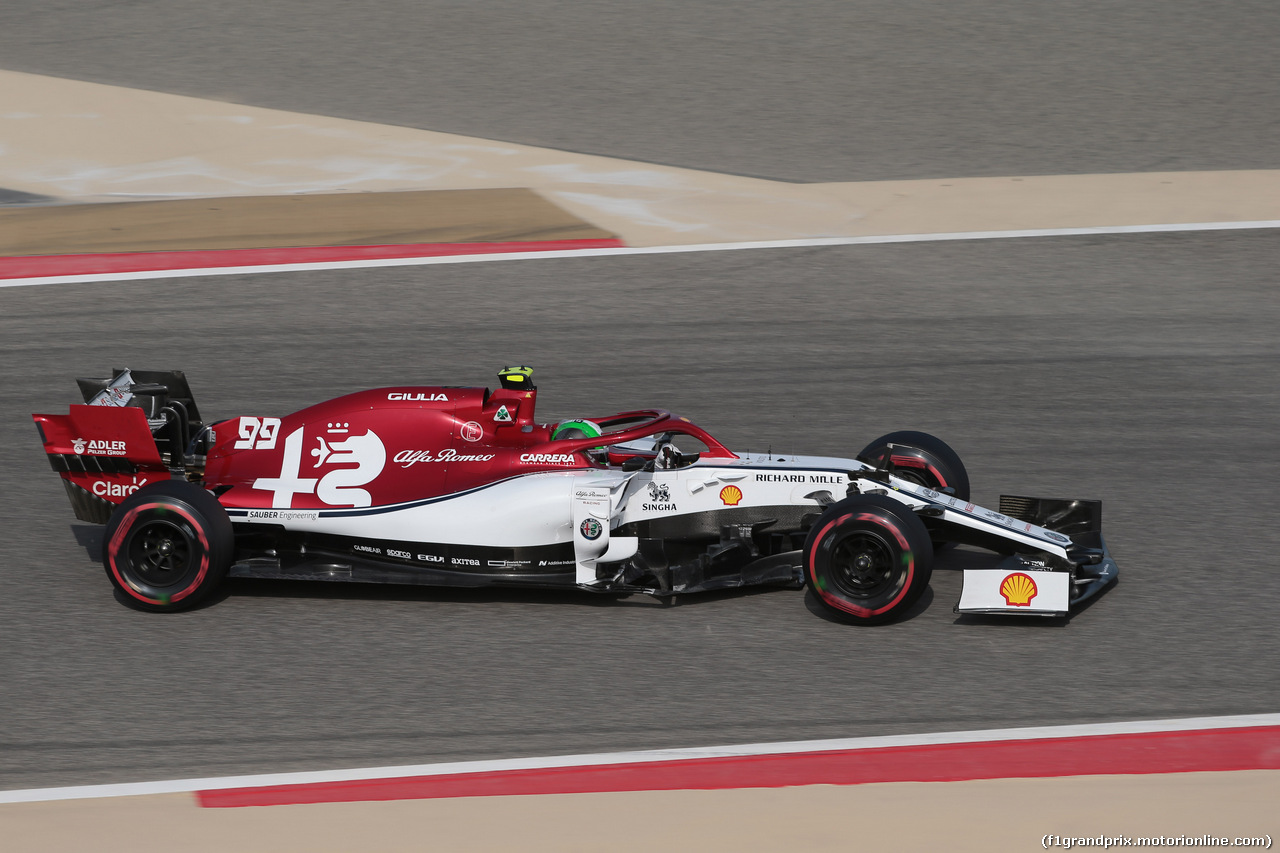 GP BAHRAIN, 30.03.2019- Prove Libere 3, Antonio Giovinazzi (ITA) Alfa Romeo Racing C38