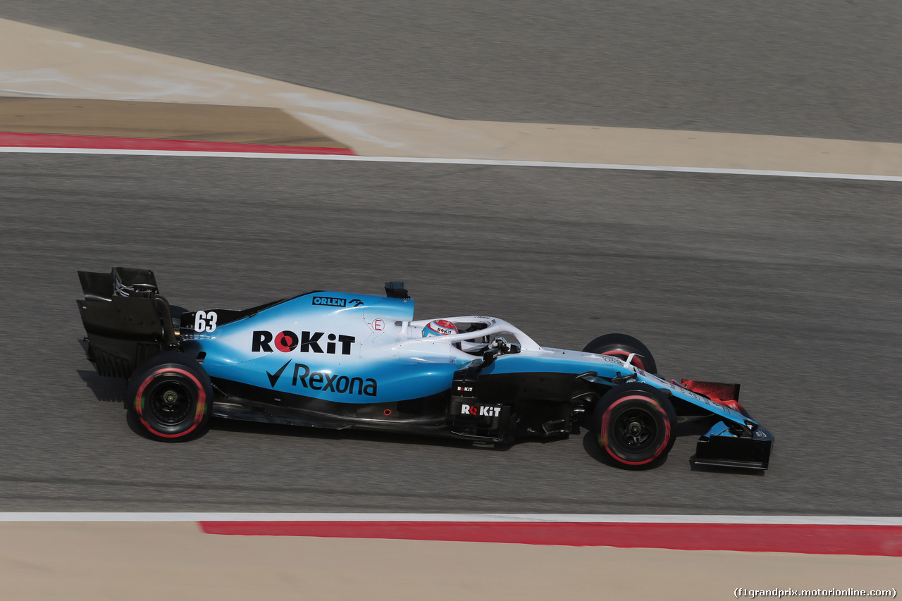 GP BAHRAIN, 30.03.2019- Prove Libere 3, George Russell (GBR) Williams F1 FW42