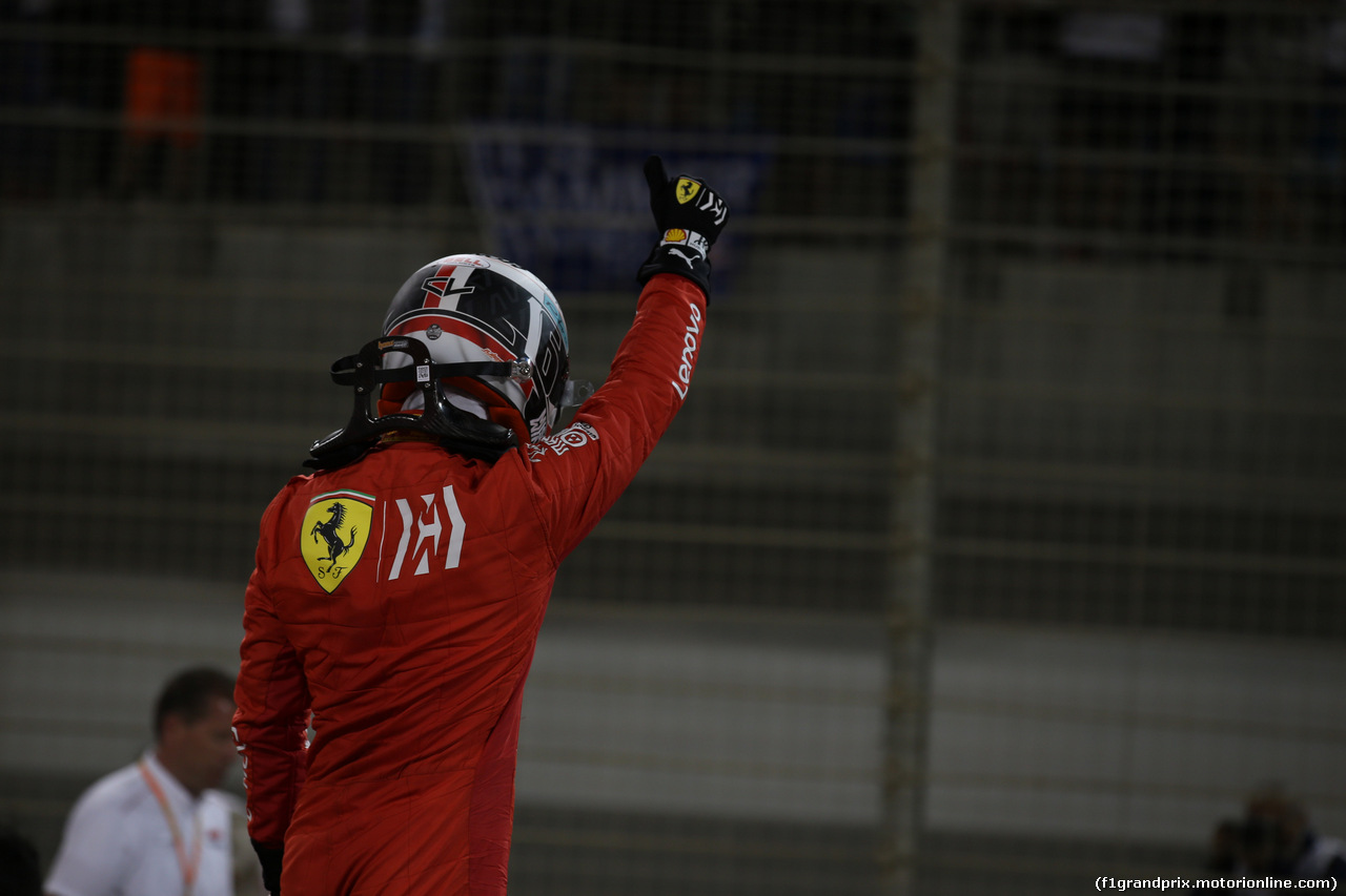 GP BAHRAIN, 30.03.2019- Parc ferme,  Charles Leclerc (MON) Ferrari SF90