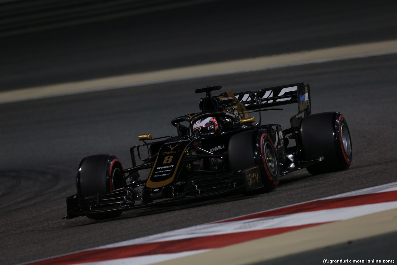 GP BAHRAIN, 30.03.2019- Qualifiche, Romain Grosjean (FRA) Haas F1 Team VF-19