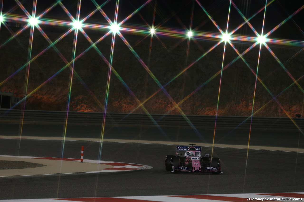 GP BAHRAIN, 30.03.2019- Qualifiche, Sergio Perez (MEX) Racing Point F1 RP19