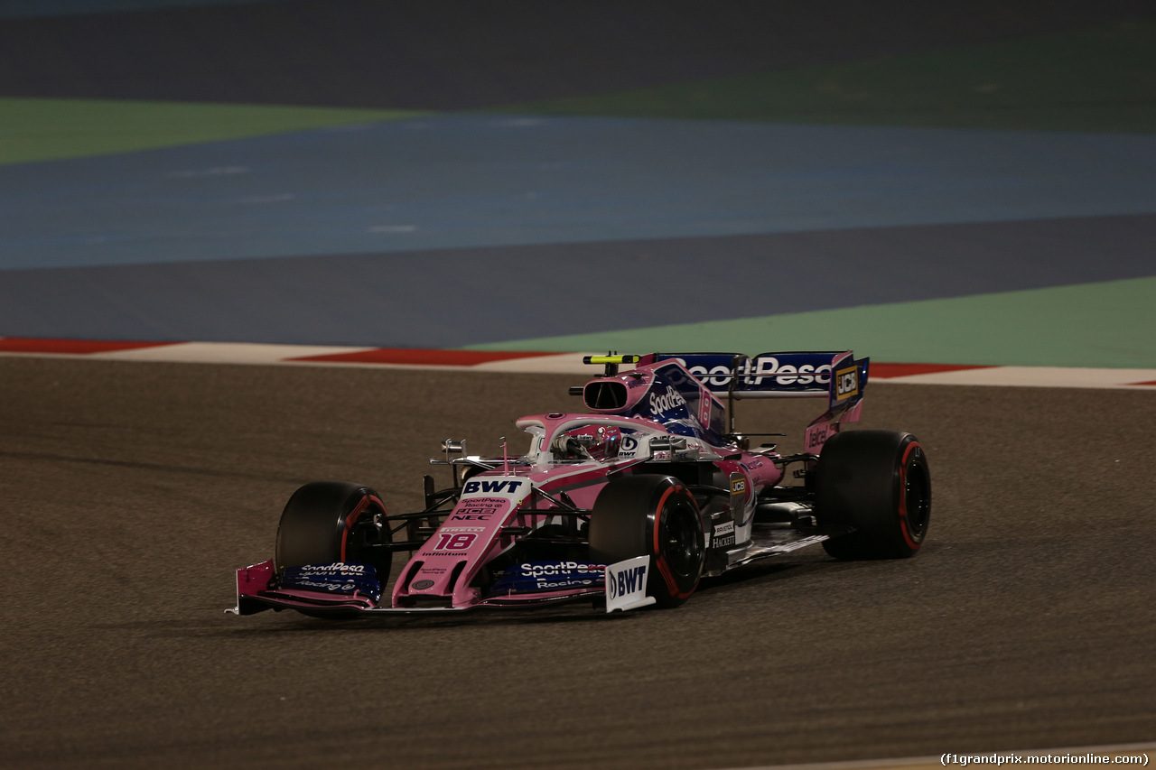 GP BAHRAIN, 30.03.2019- Qualifiche, Lance Stroll (CDN) Racing Point F1 RP19