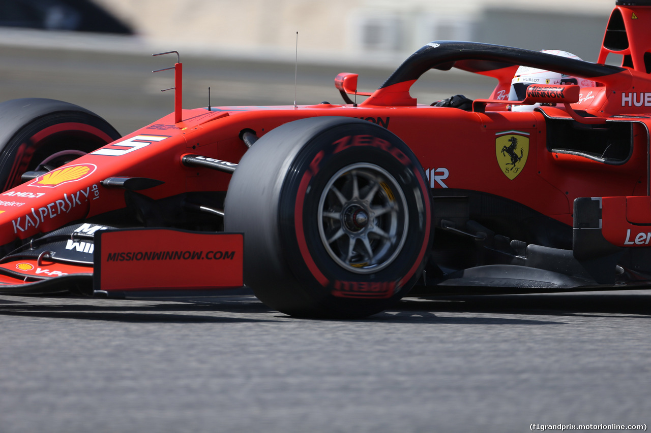 GP BAHRAIN, 29.03.2019- Prove Libere 1, Sebastian Vettel (GER) Ferrari SF90
