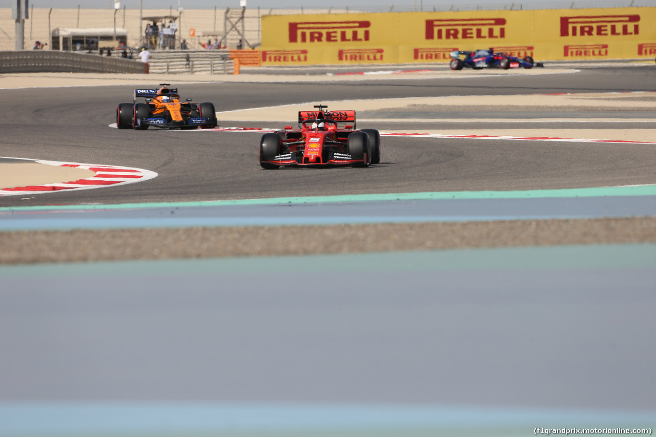 GP BAHRAIN, 29.03.2019- Prove Libere 1, Sebastian Vettel (GER) Ferrari SF90