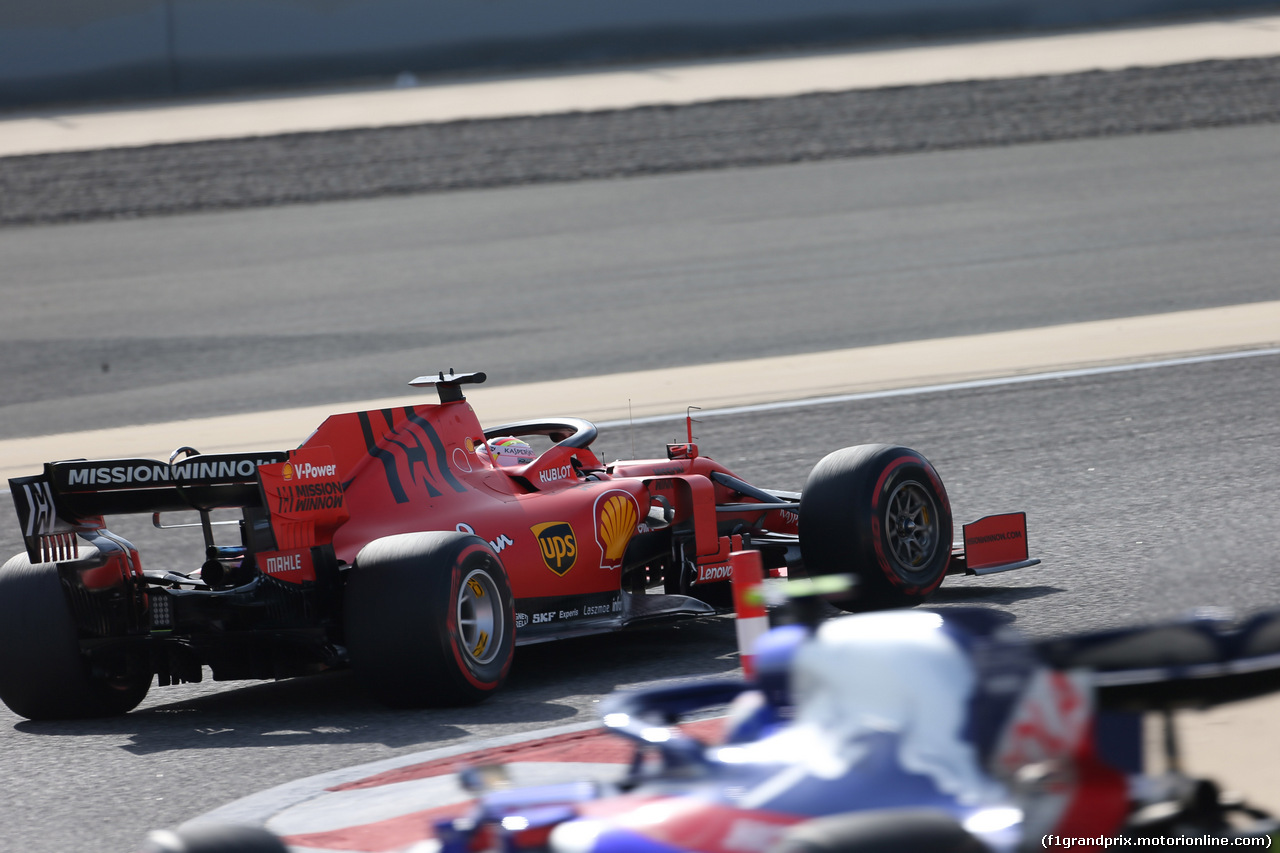 GP BAHRAIN, 29.03.2019- Prove Libere 1, Sebastian Vettel (GER) Ferrari SF90
