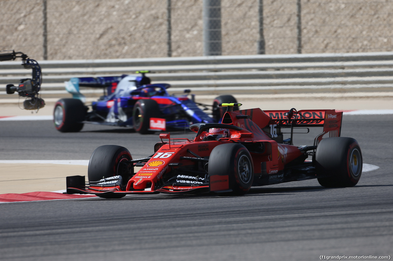 GP BAHRAIN, 29.03.2019- Prove Libere 1, Charles Leclerc (MON) Ferrari SF90