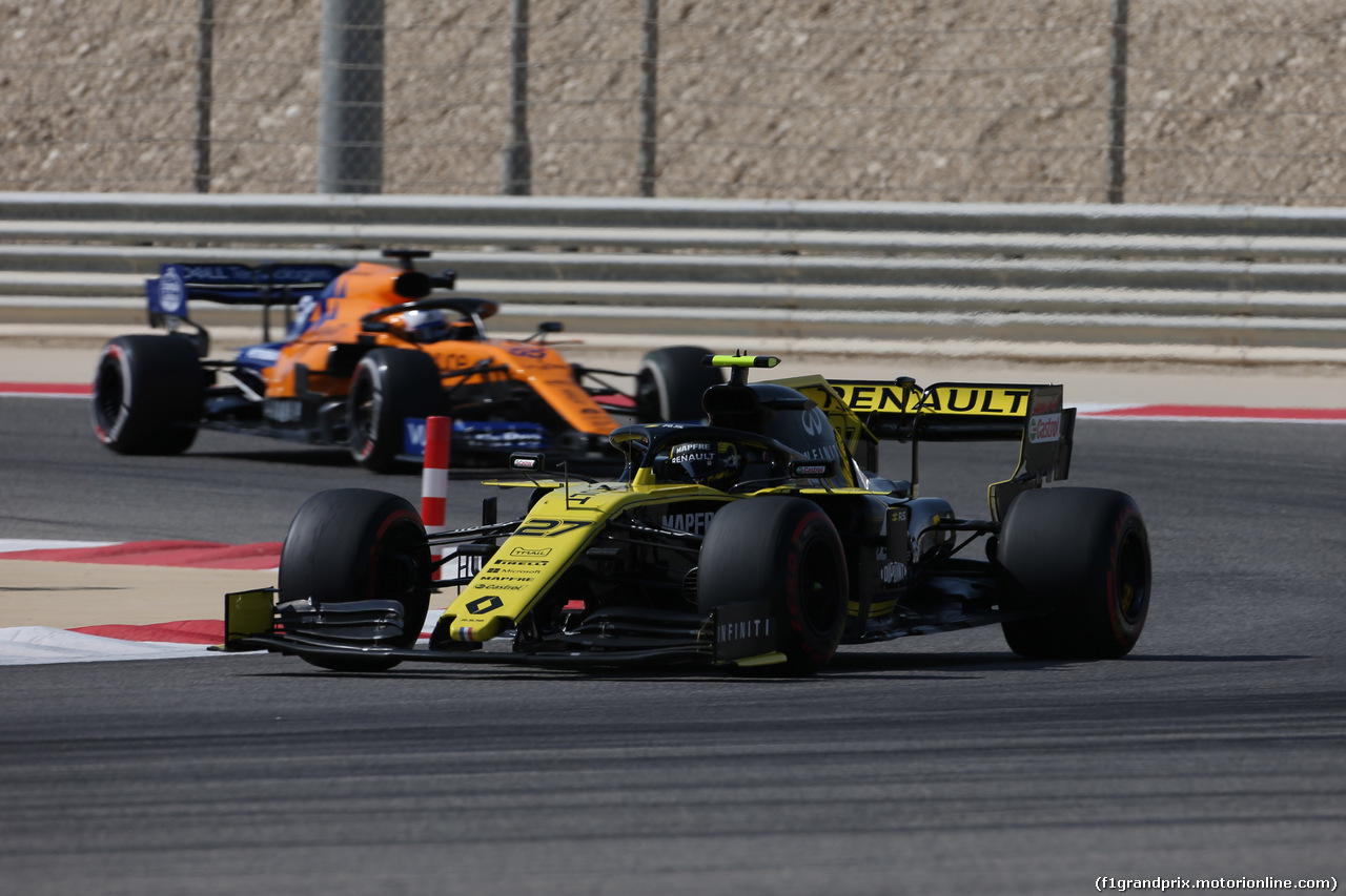 GP BAHRAIN, 29.03.2019- Prove Libere 1, Nico Hulkenberg (GER) Renault Sport F1 Team RS19