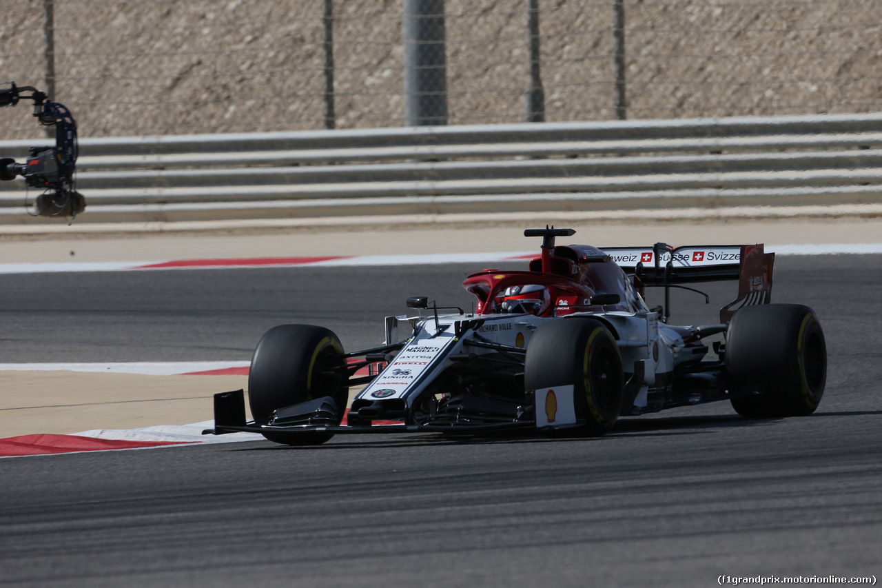 GP BAHRAIN, 29.03.2019- Prove Libere 1, Kimi Raikkonen (FIN) Alfa Romeo Racing C38