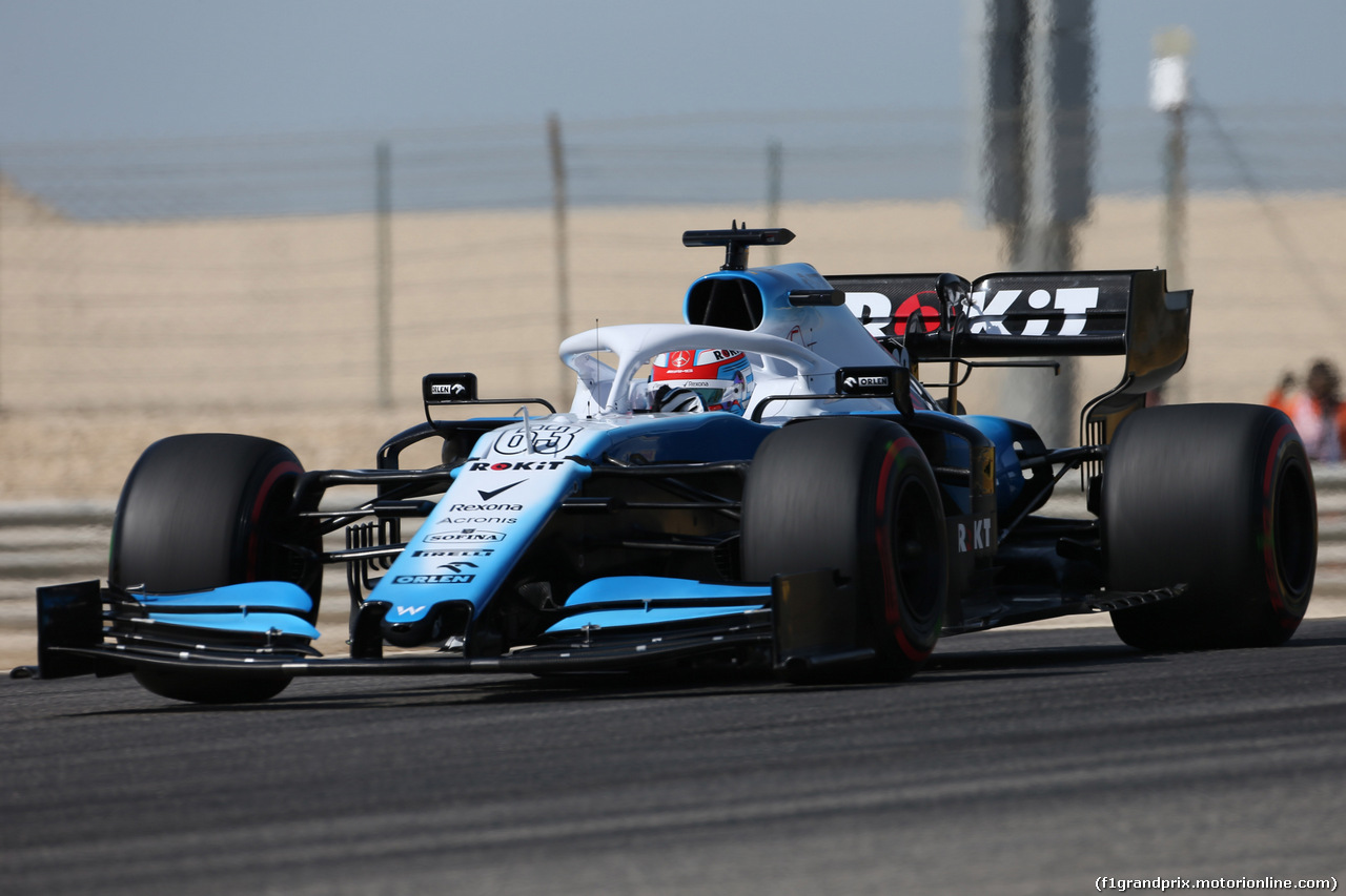 GP BAHRAIN, 29.03.2019- Prove Libere 1, George Russell (GBR) Williams F1 FW42