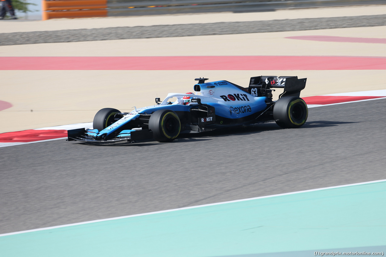 GP BAHRAIN, 29.03.2019- Prove Libere 1, George Russell (GBR) Williams F1 FW42