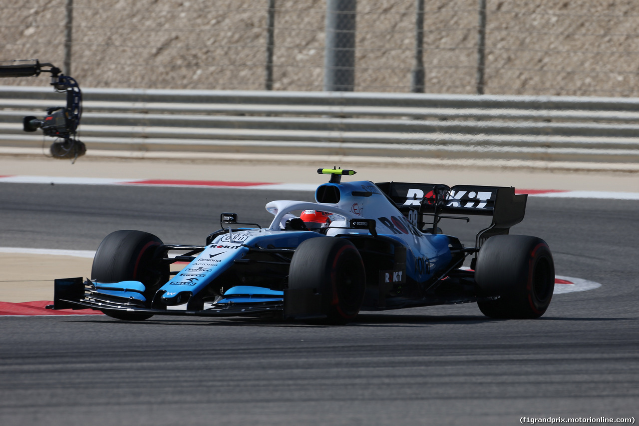 GP BAHRAIN, 29.03.2019- Prove Libere 1, Robert Kubica (POL) Williams F1 FW42