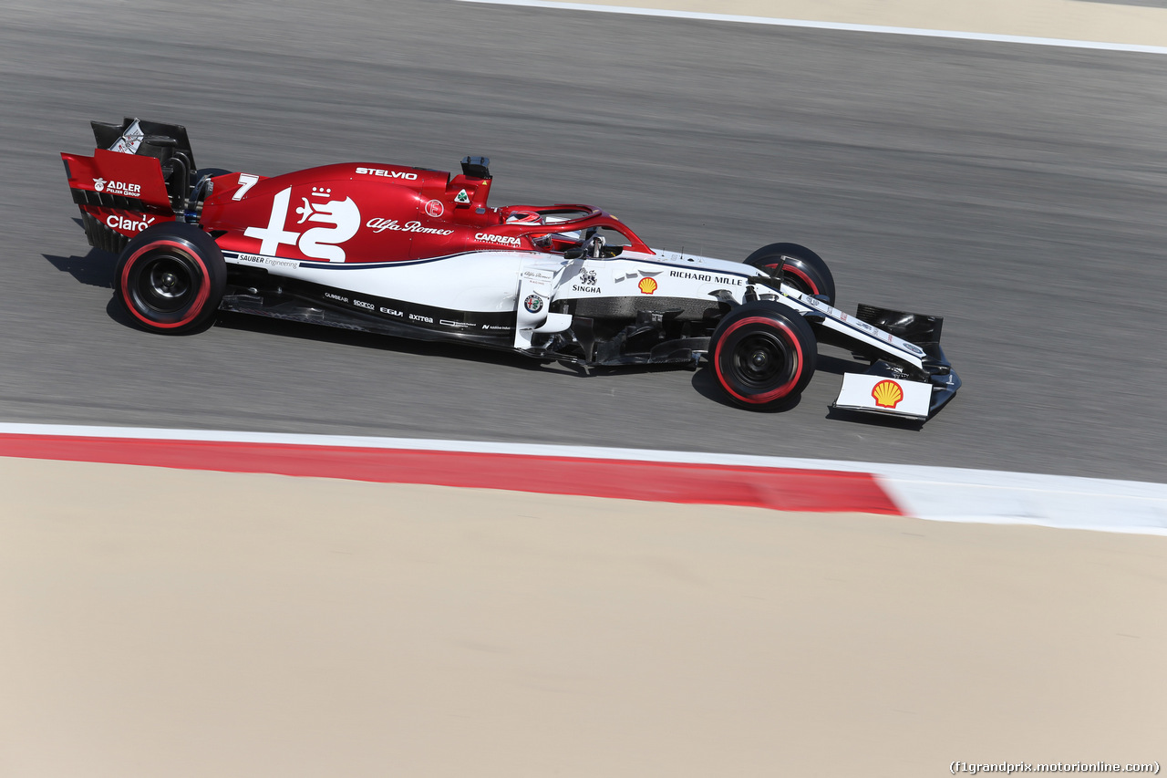 GP BAHRAIN, 29.03.2019- Prove Libere 1, Kimi Raikkonen (FIN) Alfa Romeo Racing C38