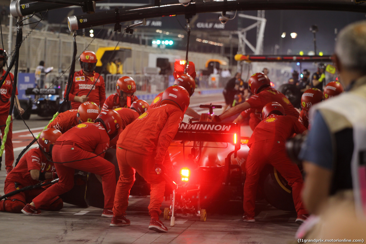 GP BAHRAIN, 29.03.2019- Prove Libere 2, Sebastian Vettel (GER) Ferrari SF90