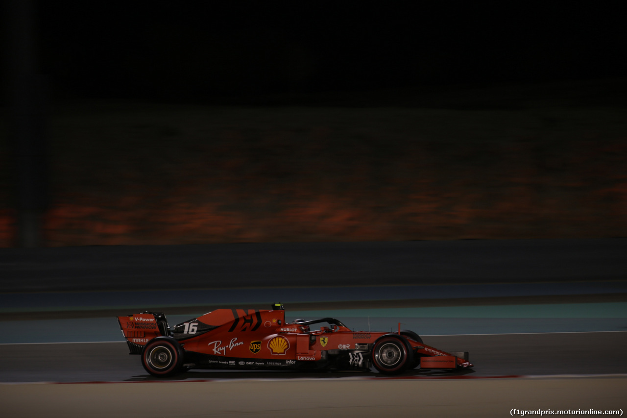 GP BAHRAIN, 29.03.2019- Prove Libere 2, Charles Leclerc (MON) Ferrari SF90