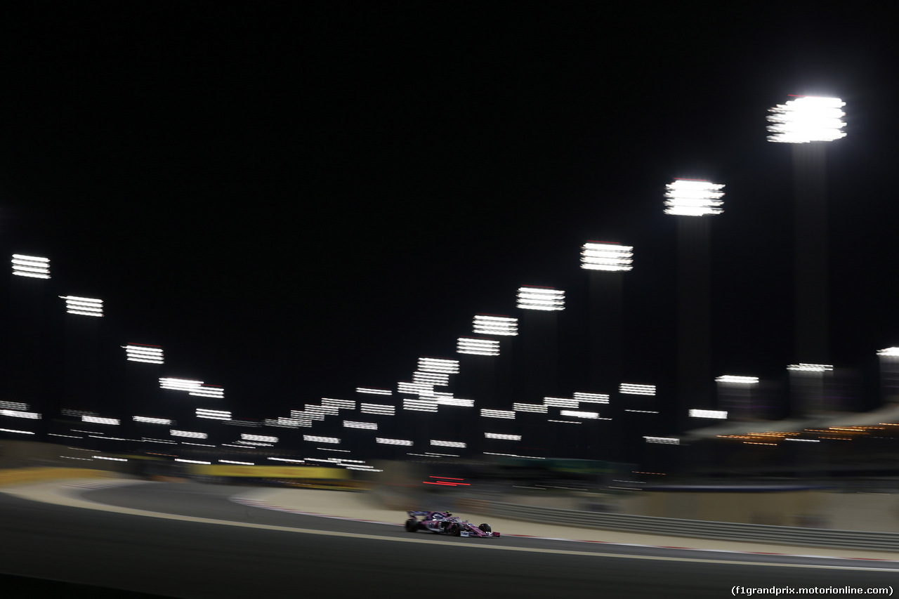 GP BAHRAIN, 29.03.2019- Prove Libere 2, Lance Stroll (CDN) Racing Point F1 RP19
