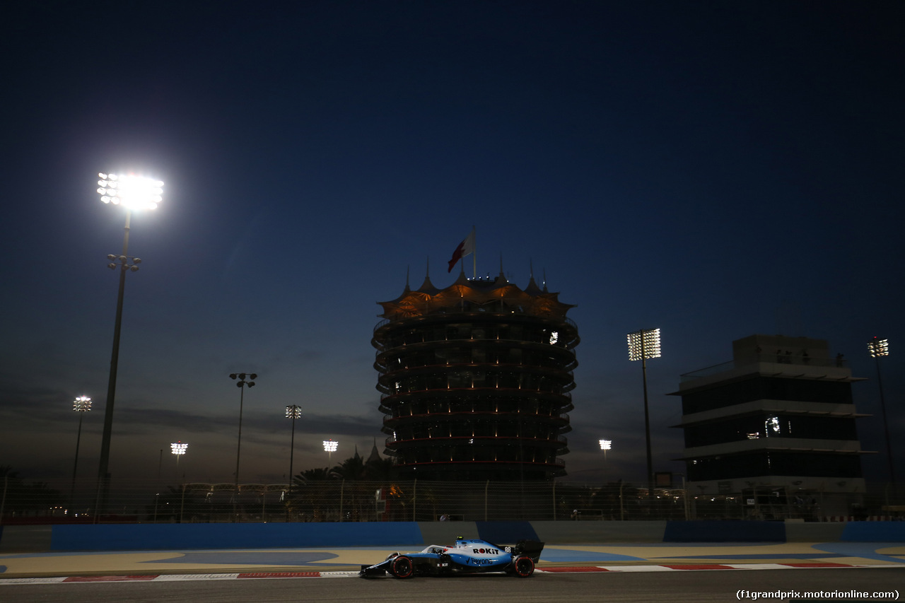 GP BAHRAIN, 29.03.2019- Prove Libere 2, Robert Kubica (POL) Williams F1 FW42