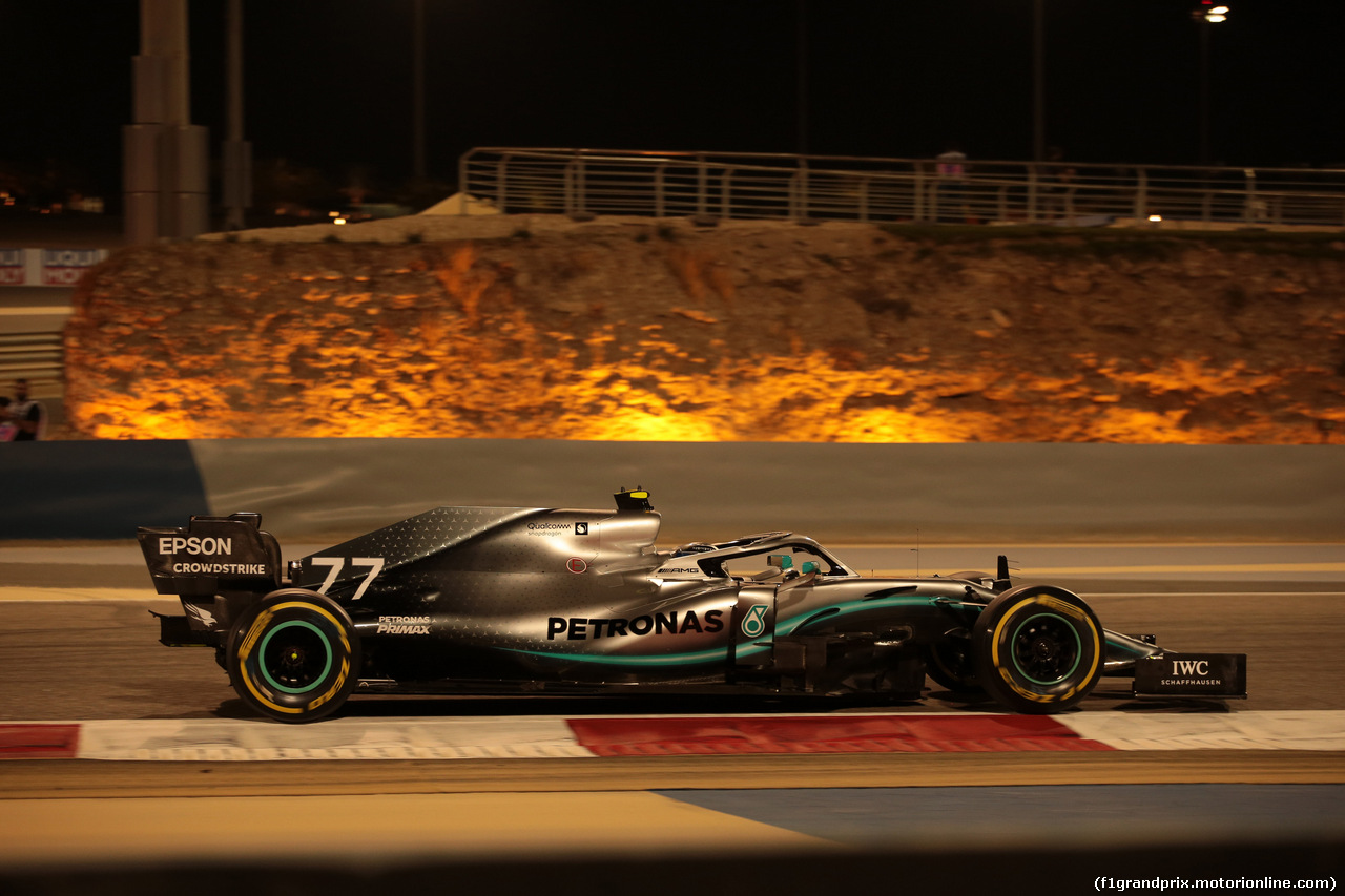 GP BAHRAIN, 29.03.2019- Prove Libere 2, Valtteri Bottas (FIN) Mercedes AMG F1 W10 EQ Power