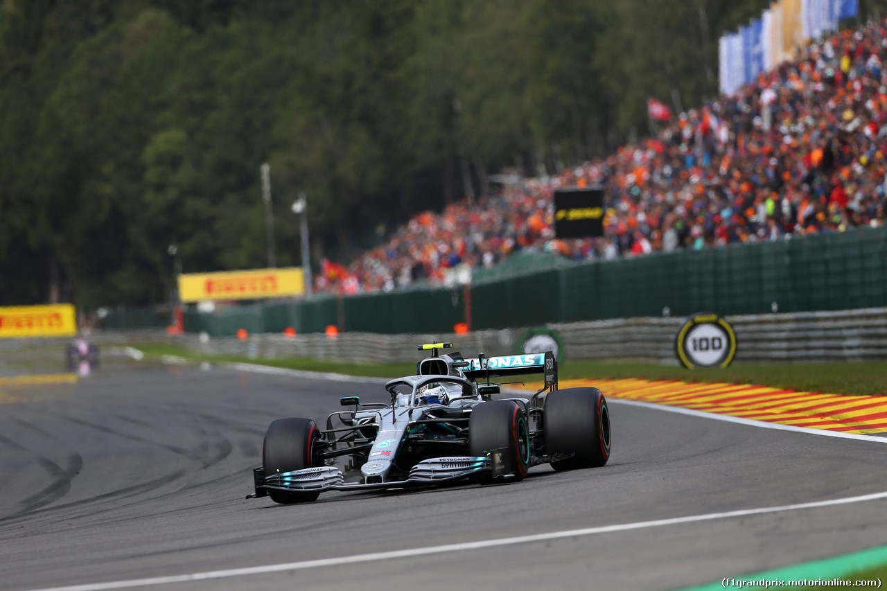 GP BELGIO, 01.09.2019 - Gara, Valtteri Bottas (FIN) Mercedes AMG F1 W010