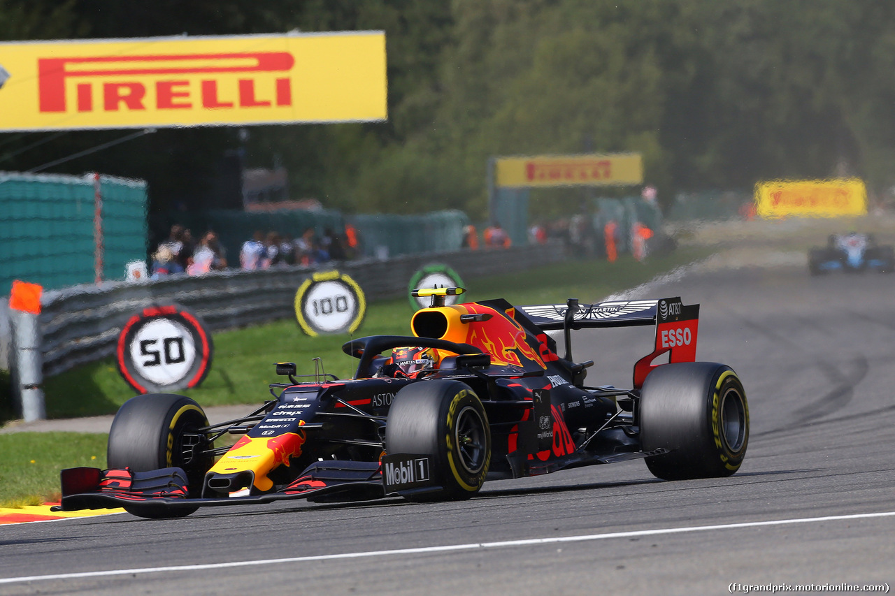 GP BELGIO, 01.09.2019 - Gara, Alexander Albon (THA) Red Bull Racing RB15