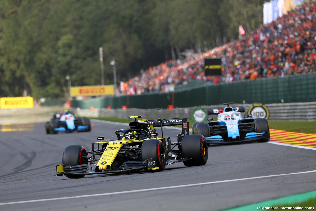 GP BELGIO, 01.09.2019 - Gara, Nico Hulkenberg (GER) Renault Sport F1 Team RS19