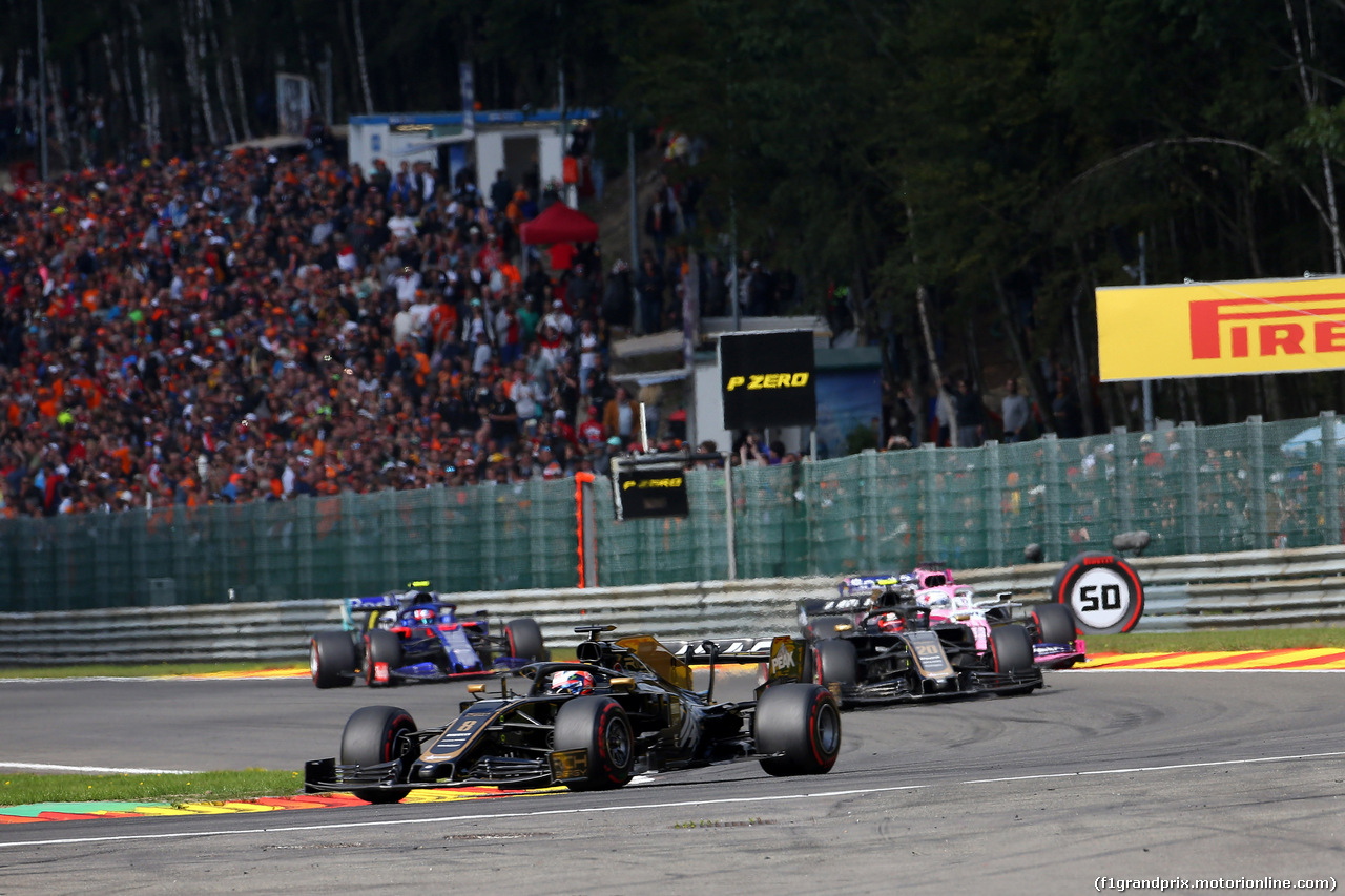 GP BELGIO, 01.09.2019 - Gara, Romain Grosjean (FRA) Haas F1 Team VF-19