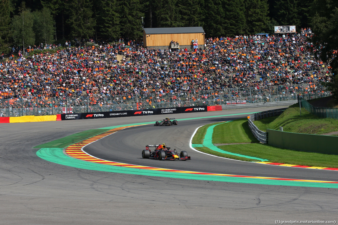 GP BELGIO, 01.09.2019 - Gara, Alexander Albon (THA) Red Bull Racing RB15