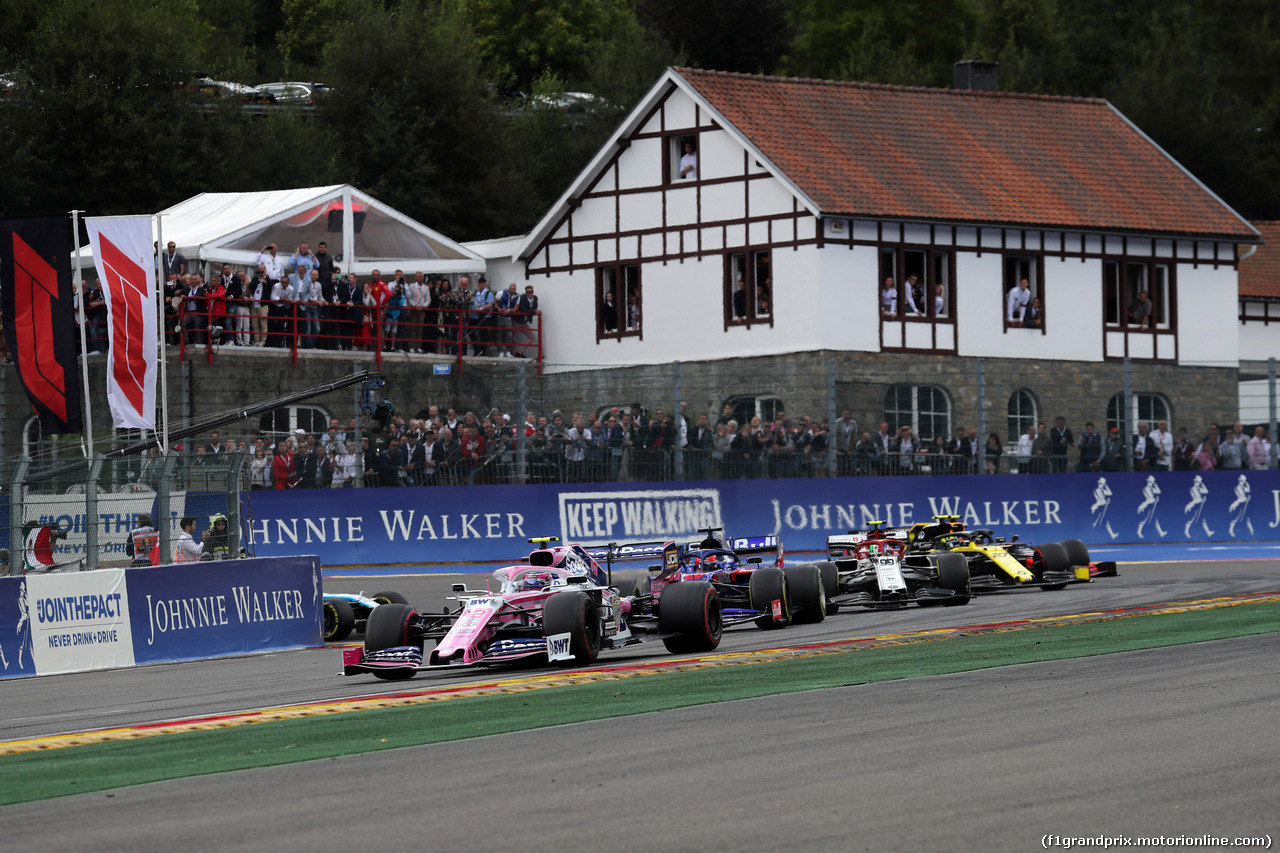 GP BELGIO, 01.09.2019 - Gara, Lance Stroll (CDN) Racing Point F1 Team RP19