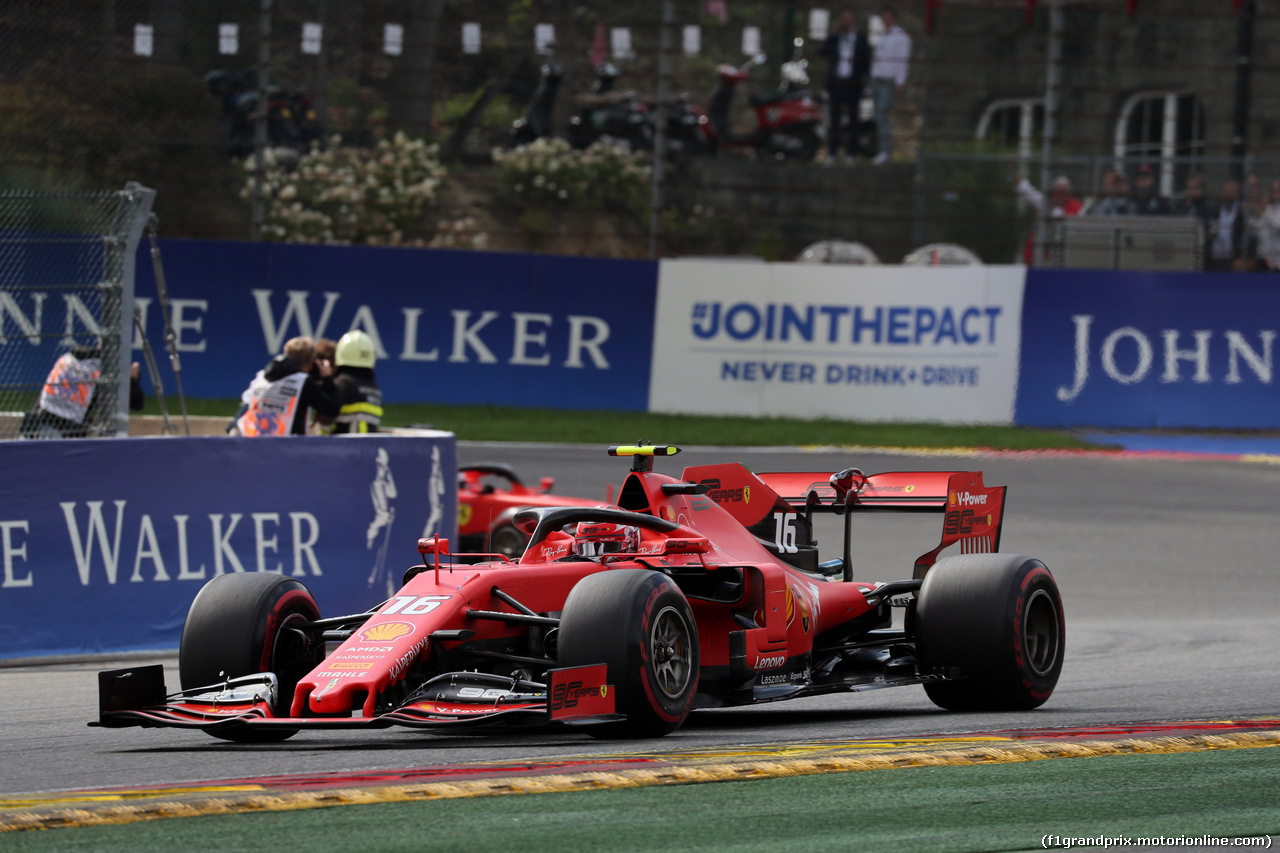 GP BELGIO, 01.09.2019 - Gara, Charles Leclerc (MON) Ferrari SF90