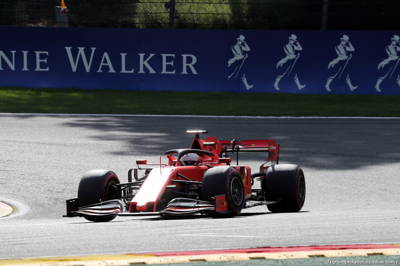 GP BELGIO, 01.09.2019 - Gara, Sebastian Vettel (GER) Ferrari SF90