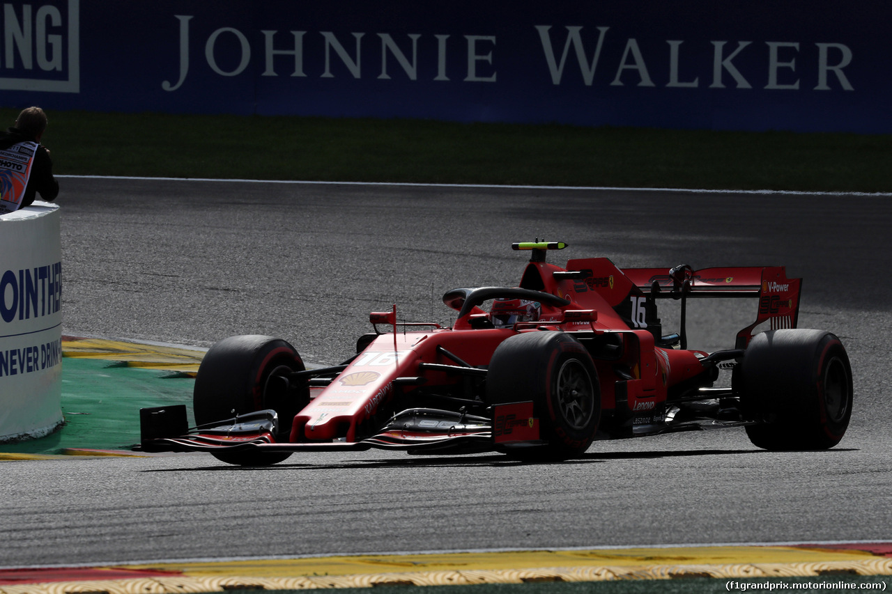 GP BELGIO, 01.09.2019 - Gara, Charles Leclerc (MON) Ferrari SF90