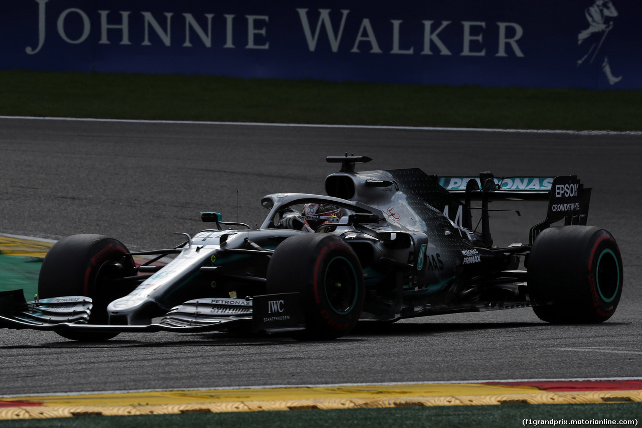 GP BELGIO, 01.09.2019 - Gara, Lewis Hamilton (GBR) Mercedes AMG F1 W10