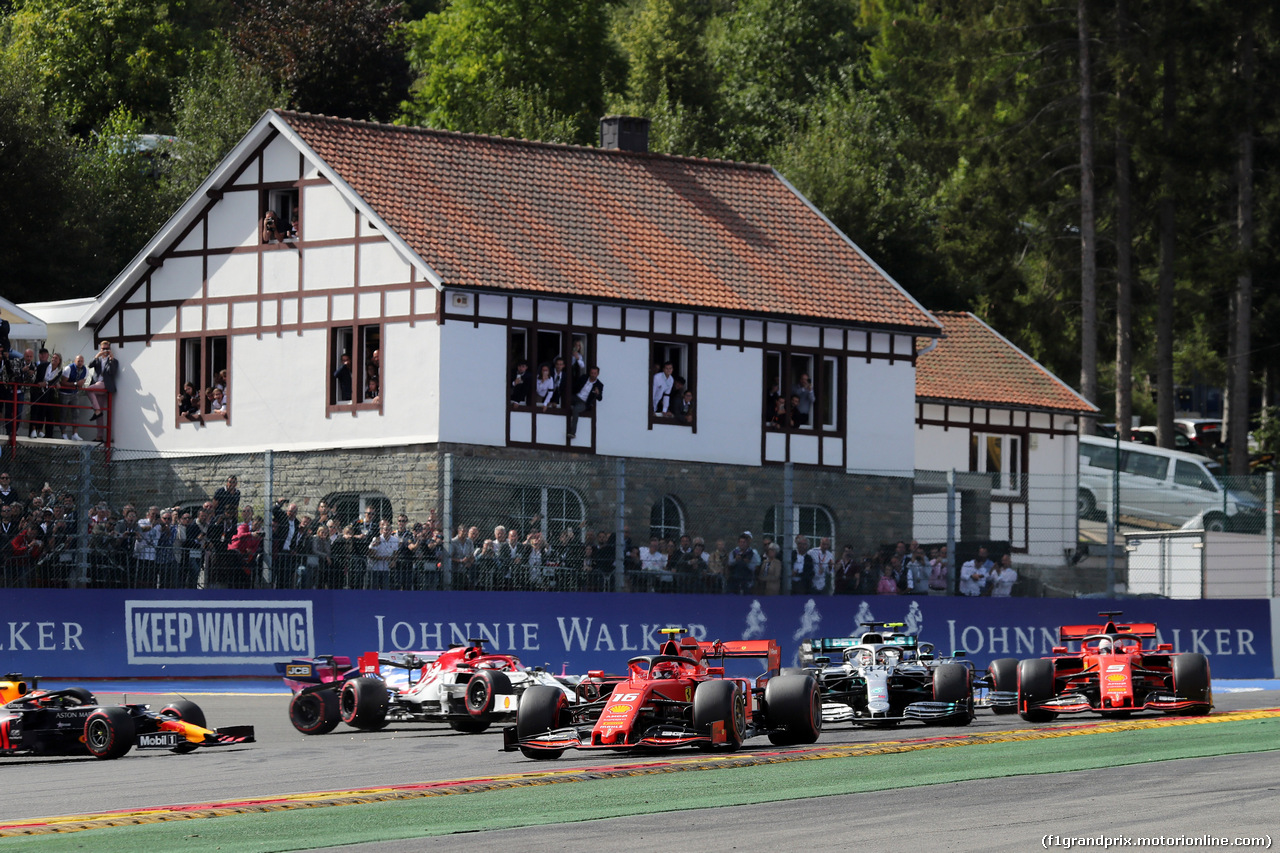 GP BELGIO, 01.09.2019 - Gara, Start of the race