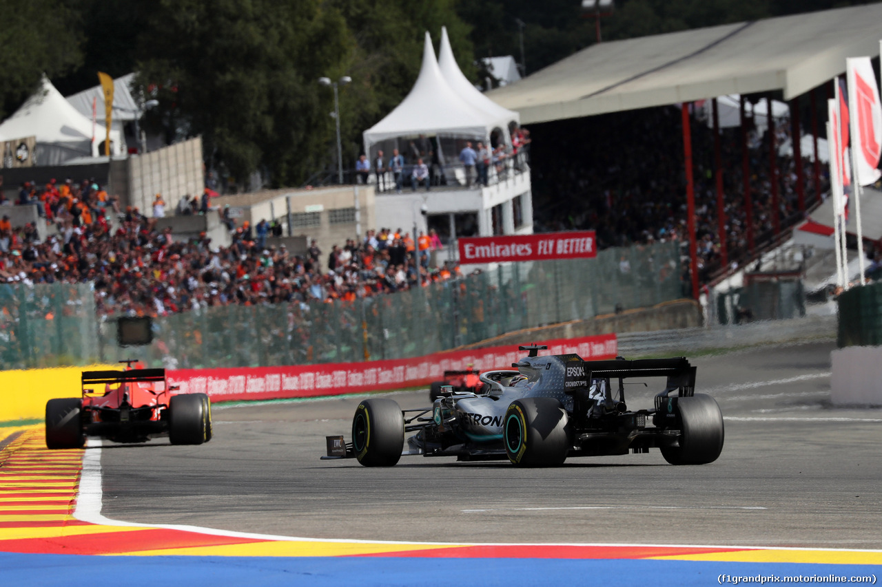 GP BELGIO, 01.09.2019 - Gara, Lewis Hamilton (GBR) Mercedes AMG F1 W10