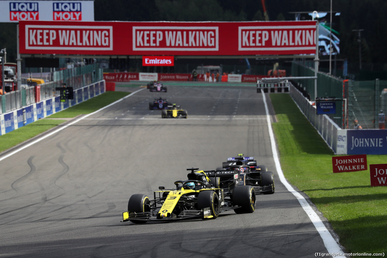 GP BELGIO, 01.09.2019 - Gara, Daniel Ricciardo (AUS) Renault Sport F1 Team RS19