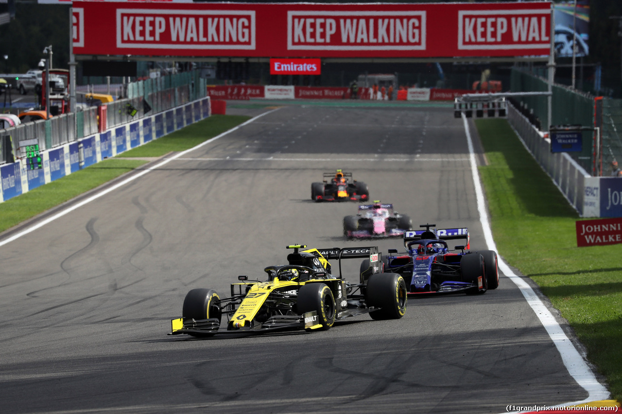 GP BELGIO, 01.09.2019 - Gara, Nico Hulkenberg (GER) Renault Sport F1 Team RS19