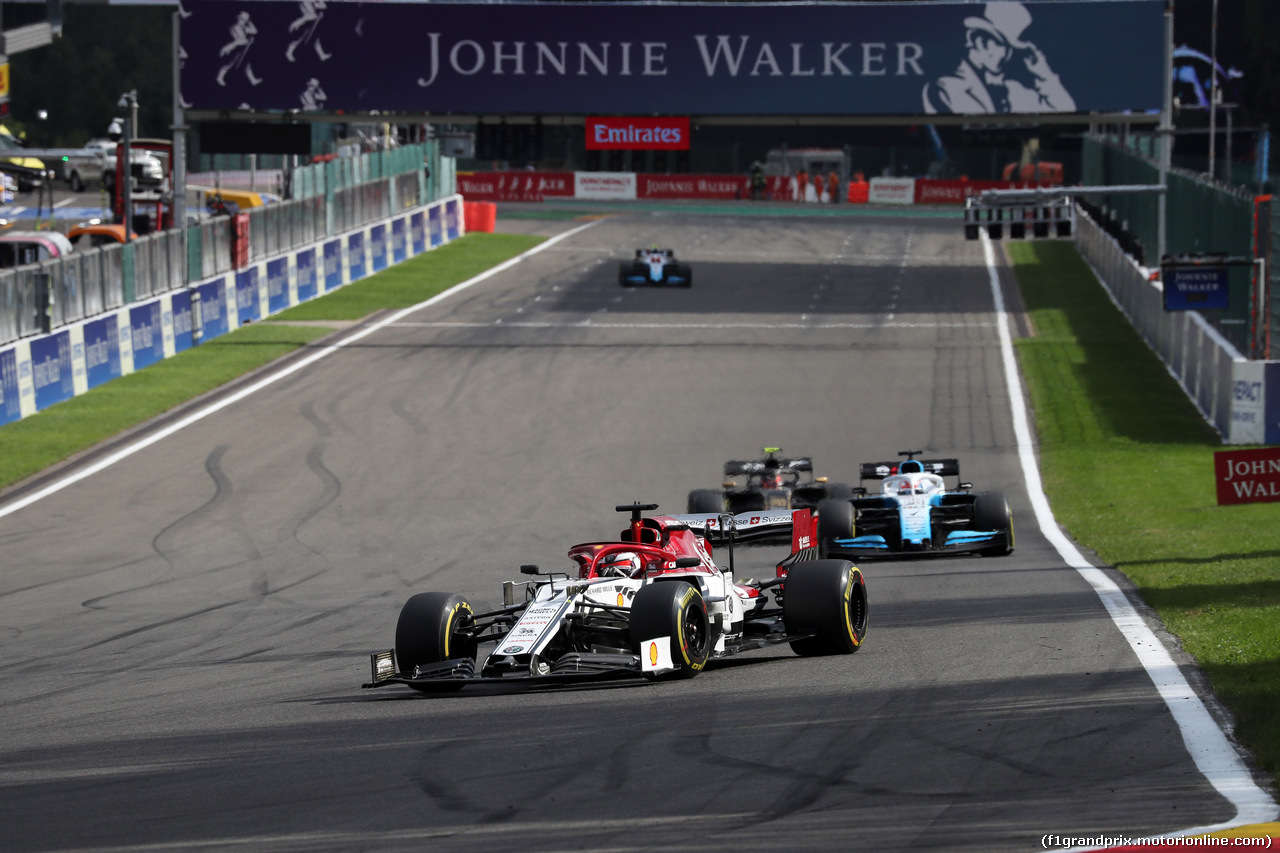 GP BELGIO, 01.09.2019 - Gara, Kimi Raikkonen (FIN) Alfa Romeo Racing C38