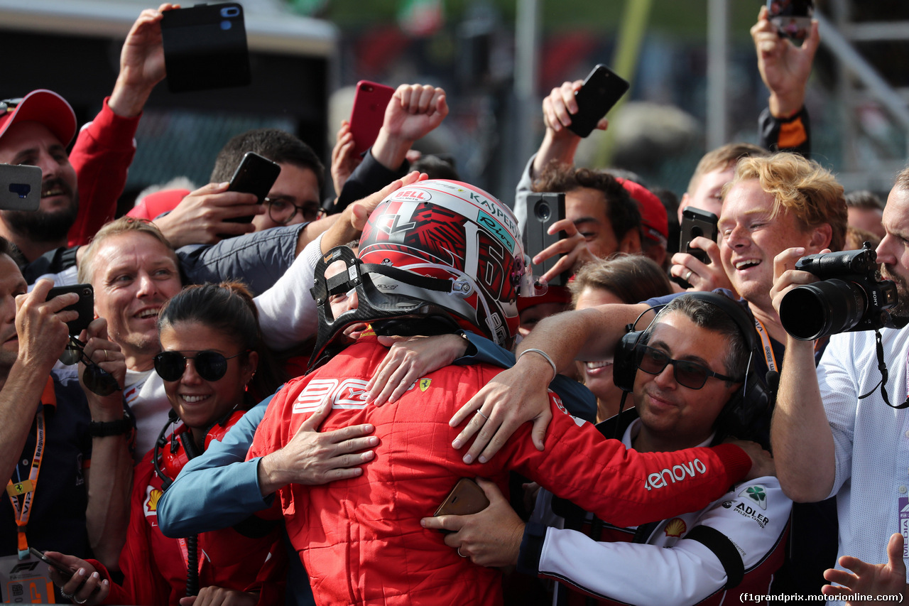 GP BELGIO, 01.09.2019 - Gara, Charles Leclerc (MON) Ferrari SF90 vincitore