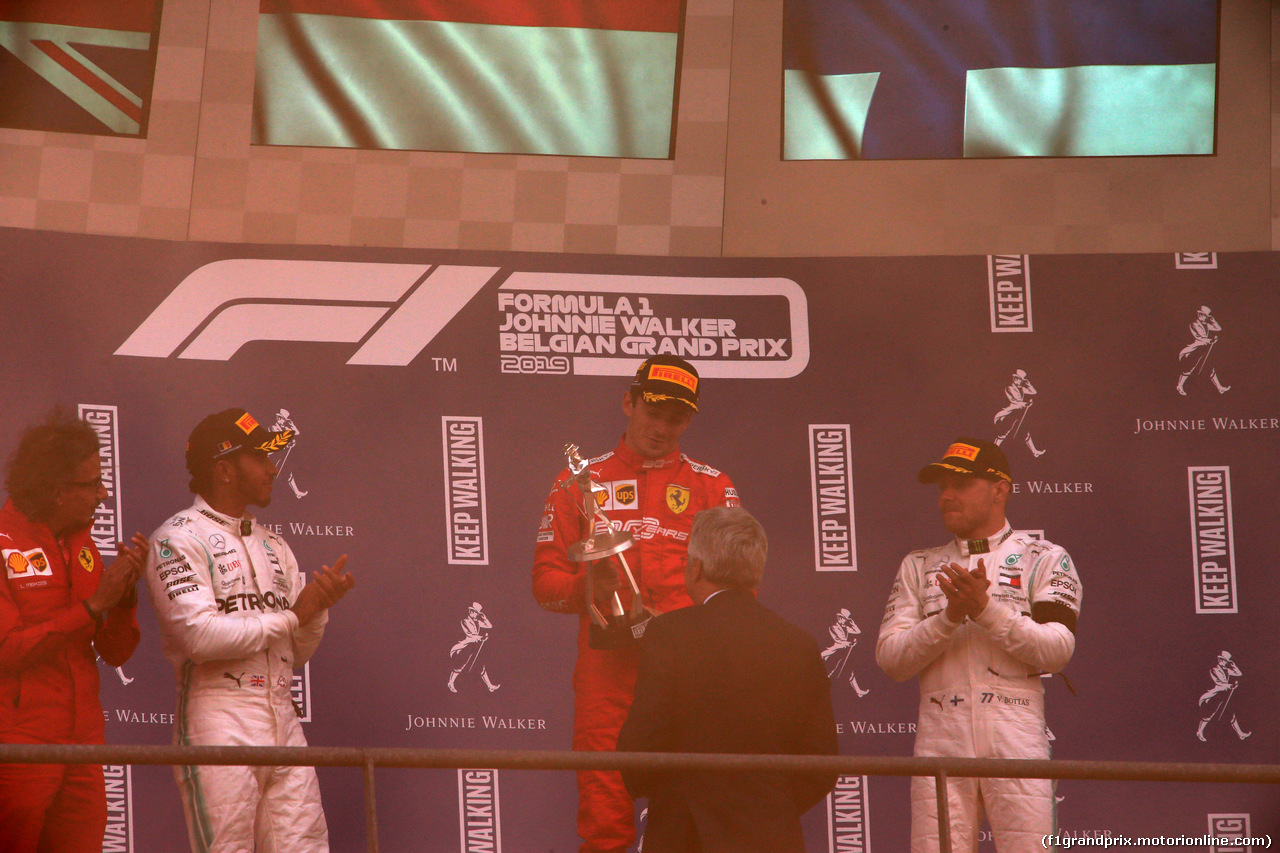 GP BELGIO, 01.09.2019 - Gara, Charles Leclerc (MON) Ferrari SF90 vincitore
