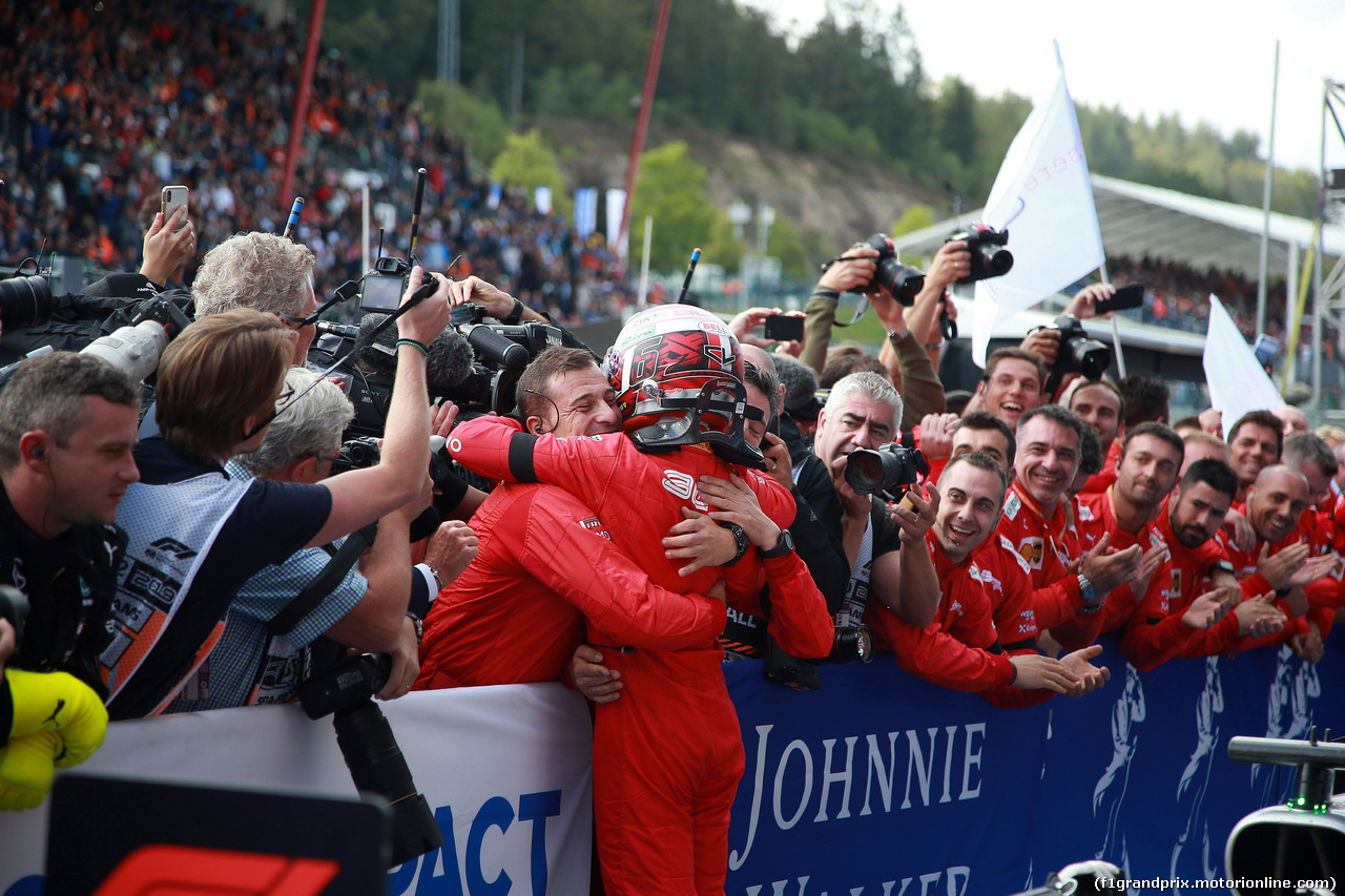GP BELGIO, 01.09.2019 - Gara, Charles Leclerc (MON) Ferrari SF90 vincitore
