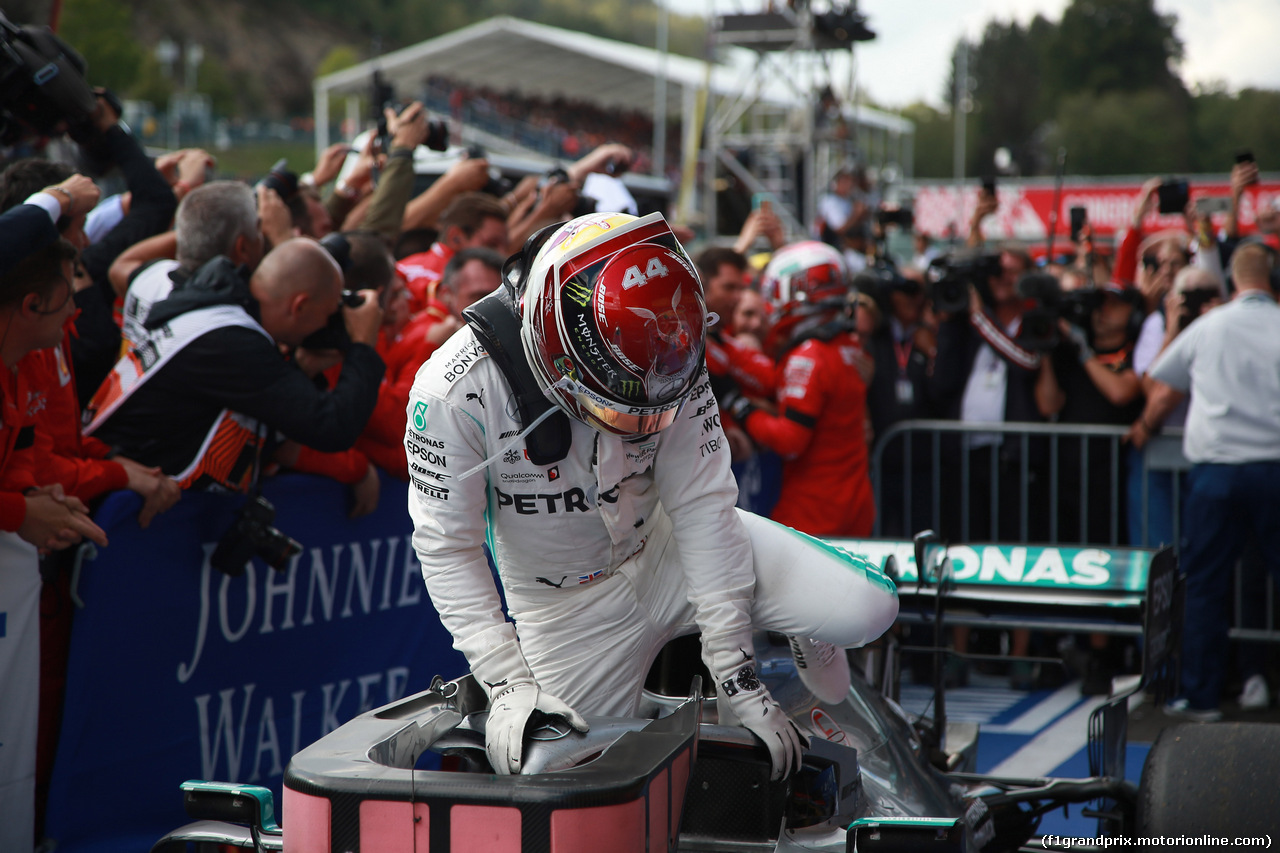 GP BELGIO, 01.09.2019 - Gara, 2nd place Lewis Hamilton (GBR) Mercedes AMG F1 W10