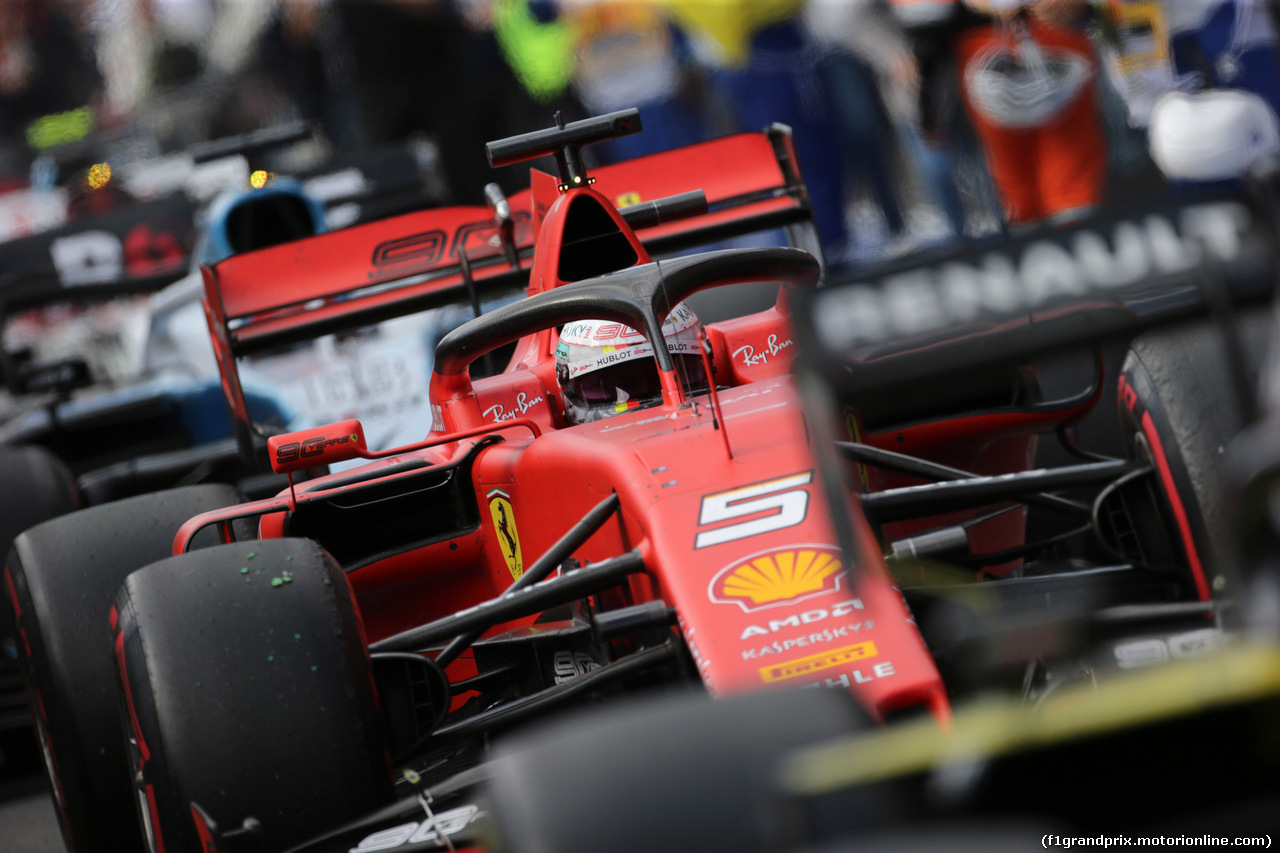 GP BELGIO, 01.09.2019 - Gara, Sebastian Vettel (GER) Ferrari SF90