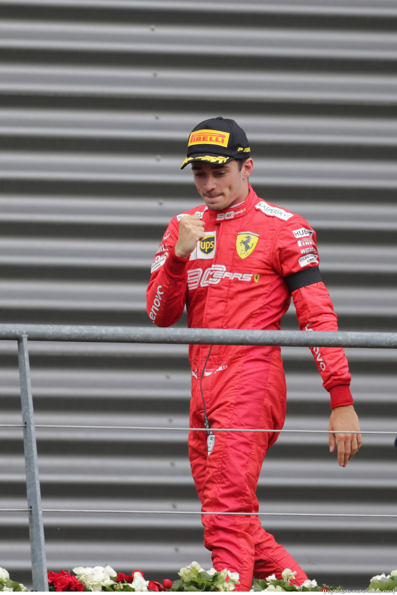 GP BELGIO, 01.09.2019 - Gara, Charles Leclerc (MON) Ferrari SF90 vincitore